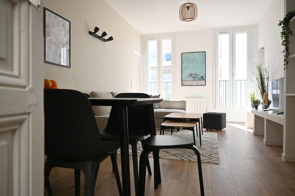 מרסיי Magnifique Appartement T4, Plage Des Catalans מראה חיצוני תמונה