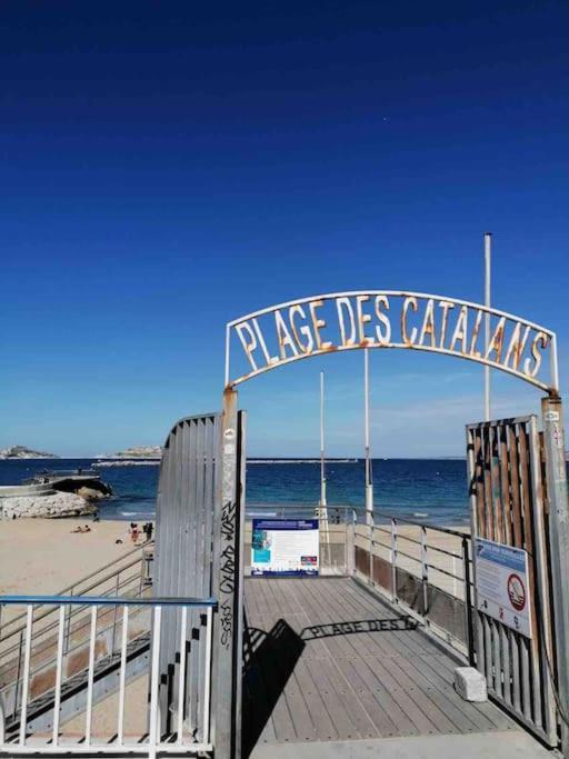 מרסיי Magnifique Appartement T4, Plage Des Catalans מראה חיצוני תמונה